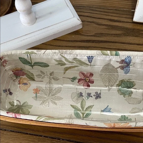 Longaberger Heartland Collection Hand woven muffin basket with fabric liner and - Picture 3 of 11